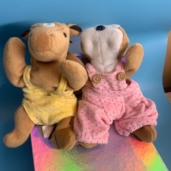 2 Ty Beanie Babies with clothes - Picture 10 of 10